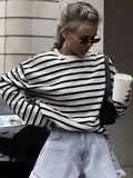Women's Fashion Simple Knitting T-shirt Round Neck Top