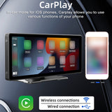 9.3 Inch Car Stereo MP5 Player BT Hands-Free Calg FM Radio Support Carplay Android Auto Phone k Reversing Assist U-Disk
