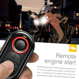 Steelmate 986E 1 Way Alarm System Remote Start Motorcycle Engine Immobilization with Mini Transmitter