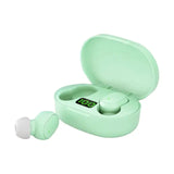 Bluetooth Headset Invisible True Wireless Handfree for Sleeping Working Black
