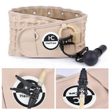 Iatable Massager Decompression Back Belt Lumbar Support Waist Air Traction Brace Spinal Backache Relief Strap Unis
