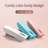 Effortless Desktop HandHeld Office Stapler 15 Sheet Capacity Support 24/6 or 26/6 Staple with Staples Remover