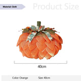 Autumn Pumpkin Harvest Festival Garland Thanksgiving Wreath Front Door Decor
