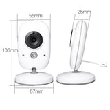 3.2” Display Video Baby Monitor - With Camera and Remote, Wide View, Two Way Audio Talk, Infrared Night Vision, 8 Lullabies