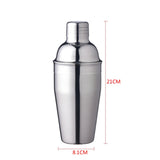 7/12 Pcs 550ML Stainless Steel Cocktail Shaker Set Cocktail Mixer Bar Set Bartender Opener Mixer Bar Wine Tools With Wine Rack