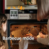 Kitchen Digital Thermometer BBQ Oven Meat Grill Timer Function Heat Meter Home Baking Household Cooking Temp Gauge Probe