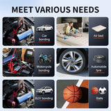 Emergency Jump Starter with Air Compressor 10000Mah Peak Current 1000A Battery Pack Car Rescue Starting Power Bank