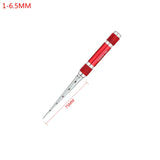 6.5/15/30/45MM Inner Diameter Ruler With Clear Scale Stainless Steel Conical Taper Gauge Aperture Gauge Measurement Tool