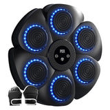Music hine Bluetooth Wall Target Punching Training Equipment LED Lighted Bo Pads for Kids Adults Home Exercise