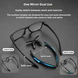 Outdoor Sports Glasses Lightweight Impact Resistance Eyewear for Cycg Soccer Basketball Eye Protect Goggles