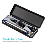 2 in 1 and Eyes Tool Kit with LED Light 4mm Replaceable Ear Tips Optical Otoscope Ears Diagnostic Supplies
