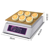 110V/220V Commercial Digital Display Soft Japanese Souffle Pancake hine Comb