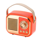 New Bluetooth Speaker Retro Mini Portable Stereo Plug-in Radio Wireless Intelligent