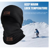 Winter Warm Headcover Sports Outdoor Home Bike Mountaineering Mask Neck Protector Cap Scarf Set Accessories