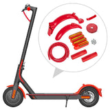 Electric Scooter Mudguard Fender e Tube Anti-Collision Strip Handlebar Grip Cable Wrap for Xiaomi M365 1S Pro 2 Accessories