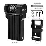 ESLNF Bicycle Folding Battery Car Alloy Shear And Compression Anti-theft Outdoor Mountain Bike Combination Lock