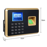 Bisofice Biometric Time Clock Attendance hine for Employees Support 1000pcs Fingerprint/1000pcs Password/1000pcs ID Card