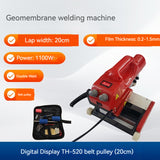 Digital Display Hot Wedge Geomembrane Welder HDPE Sheet Plastic Pond Liner PVC Repairing Welding hine