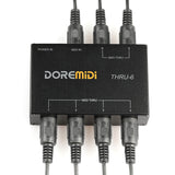 MIDI THRU-6 Box MIDI Interface 1 input 6 output standard MIDI five-pin Interface