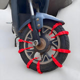 Refer To Description Anti Skid Snow Chains Nylon Electric Vehicle Anti-skid Belt Extrication Chain For Winter Driving
