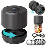 1set Mason Jar Can Electric Vacuum Sealer Kit Can Foodsaver Vacuum Canning Machine Saver Attikbiz All-in-One Mason