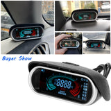 Auto Smart Digital 0-9999 RPM Meter Tachometer Diesel Gasoline Engine 1-10 Cylinder LCD Gauge 12V/24V