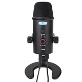 Alctron CU48 broadcasting condenser mic mute function dual capsule design for conference,live streaming and instrument