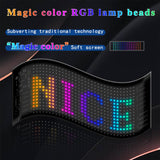 LED On Car Rear Window Blutooth APP Control Flexible led RGB Panel Pixel Pattern Graffiti Text Animation Display
