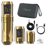 T-Rex Wireless Tattoo Machine Rotaty Battery Pen With Portable Power Pack 2400mAh LCD Digital Display For Body Art Makeup
