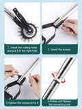Garden Edger Tool Wheeled Manual Edging Grass Trimmer Edge Grinder Lawn Mower Cutter Weeder Cutting hine