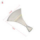 Handmade Leather Knife Semicircle Mink Fox Skin Leather Cutting Tool DIY Hand Tool Professional Fur Cutter Alloy Steel Blade
