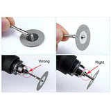 30PCS Burs 12PCS Dia Saw Blades For Dremel Electric Grinder Power Accessories Abrasive Drill Bit Rotary Tool Set