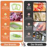 Cutter Multifunctional Fruit Potato Peeler Carrot Grater Kitchen Accessories Basket Vegetable Slicer