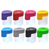 Other Electronics LED Storage Magnifying Stash Dry Herb Containers 155ml Mag Glowing Container Vacuum Bottle Seal Jar Can Pill Case Kitchen storage jar