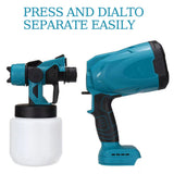 800ML Cordless Paint Sprayer Auto w Easy-Control Spraying Steel Coating Airbrush Automatic Spray Gun 42000rpm