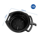 Drain Pan - Waste Engine Collector Drip Tray with 3 Handles for Car Maintenance and Repairing, Oil Collect Basin