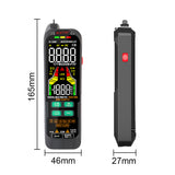 Professional Multimeter Digital Voltage Detector Non-Contact True RMS Capacitance Ohm Meter Auto Range with Flashlight