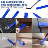 Top-Car Emergency Kit With Car Window Wedge, Air Wedge Bag Pump, Long Reach Grabber, Auto Trimming Removal Tool