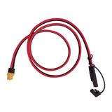100cm 12AWG to XT60 Female Extension Cable SAE Connector for RV Boat Battery Solar Panel Portable Power Station