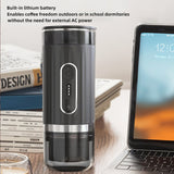 Portable 3-in-1 Wireless Maker - Compatible with Capsules & Ground Coffee, Electric Espresso Machine for Car.