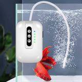 Fish Tank Portable Rechargeable Aquarium Oxygen Pump Silent Outdoor Fishing Pet