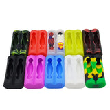 18650 Double Battery Silicone Cover Protective Silicon Case Colorful Soft Rubber Skin Protector Bags For sony samsung vtc4 vtc5 LG he4 Panason mod battery 20700