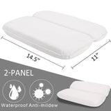 3D PU with Suction Cup Home Tub Spa Head Pillow Hogar Room Pillows Bathroom Accessories Bath