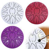 6 Inch 11 Notes Steel Tongue Handpan with Bag Drum Mallets Percussion Instruments for Yoga Meditation