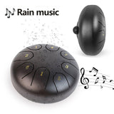 Tongue Drum 6 Inch 8 Tone Mini Ethereal Children Steel Hand Drums Yoga Meditation Professional Percussion Instruments Gift