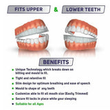 Foldable Stop Snoring Mouthpiece Sleep Guard Bruxism Apnea Pure Anti Grinding Double Layer Aid Snore Sleeping