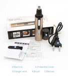 Kemei KM-6619 Nostril Cleaning Does Not Hurt The Nasal Cavity Fast Trimming Rechargeable Nose Hair Trimmer