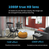 2MP Mini WiFi IP Home Security Video Surveillance Camera Wireless Remote Monitoring Motion Detection Baby Monitor