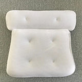 Breathable 3D Mesh Bath with Suction Cups Neck and Back Support Spa Pillow for Home Hot Tub Bathroom Accersories