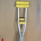 1Pair Portable Children Aluminum Underarm Thicken Detachable Small Soft Comfortable Aluminium Alloy Crutches
